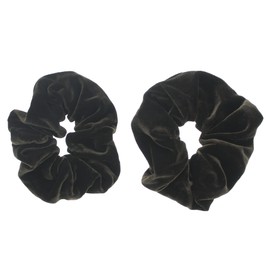 Zac's Alter Ego Pair of Luxurious Velvet Hair Scrunchies - Variety of Colours