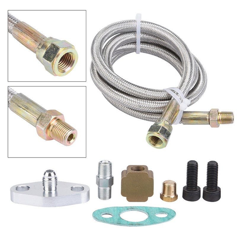 36inch Turbo Oil Return Drain Line Kit Supply Complete Kit