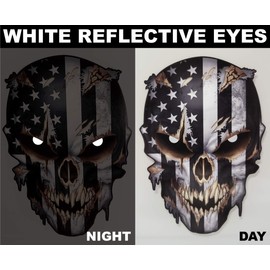 Variety Pack of Small Spartan Helmet Skull Molon Labe Decal Sticker Sniper USA Flag(4 Pack)