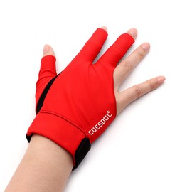 Black Scorpion CUESOUL Right Hand Billiard Gloves 3 Finger Cutting Gloves Billiard Gloves