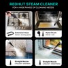 Redhut Pressurized Handheld Multi-Surface Natural Steam Cleaner with 12 pcs