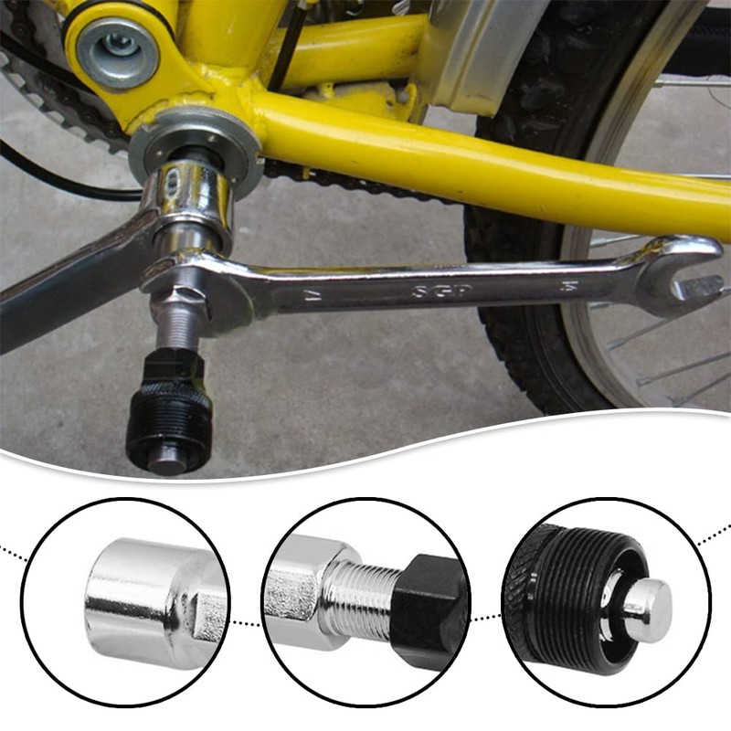 JIALWSJWAN Crank Removal Tool Universal Crank Remover Professional Bicycle Crank