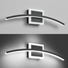 PRESDE Modern Black LED Bathroom Vanity Light 24in Dimmable Bathroom