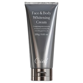 Kryelf Whitening Body Cream Large Capacity Moisturizing Cream for Face and Body Containing Niacinamide, 1 Piece, 250g / 크리엘프 미백 바디크림 대용량  얼굴 바디 겸용 수분 보습크림  나이아신아마이드 함유, 1개, 250g