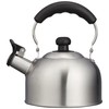 Pearl Metal Whistling Kettle, 0.4 gal (1.6 L), Induction Compatible,