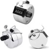 DACUAN Palm Clicker Counter, 3pcs Tally Counter, Metal Hand Tally