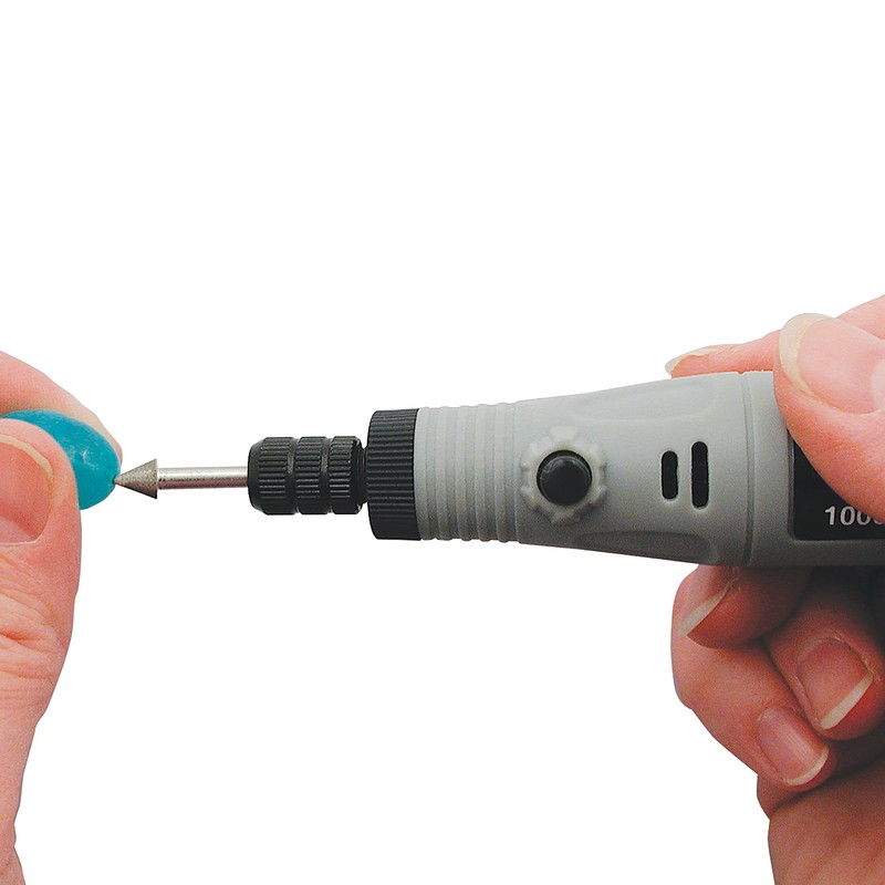 The Beadsmith Electrical Bead Reamer – 3 Interchangeable Diamond Coated