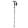 Trekking Pole Hiking Walking Stick 5 Fold Curved Handle Ultra
