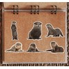 6 x 10cm Otter Vinyl Stickers - Sea Creature Wildlife