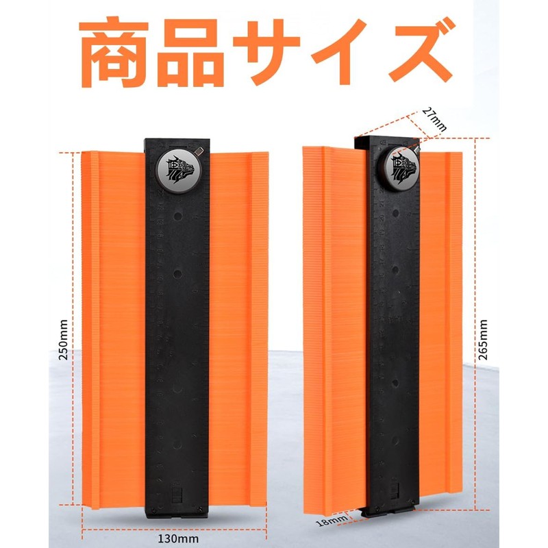 Molding Gauge Contour Gauge with Self Locking High Precision Curved