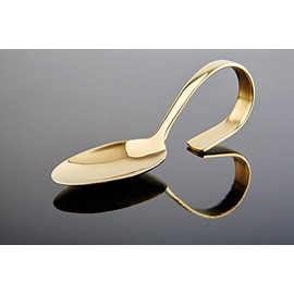 APS 691 Gourmetlöffel "CLASSIC", Länge 12 cm, 18/8 Edelstahl, Gold-Look