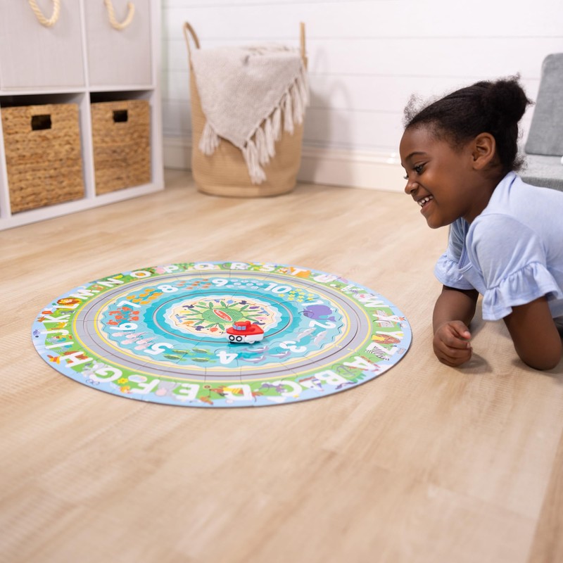 Melissa & Doug Round the Shore Tracks Cardboard Jigsaw Floor
