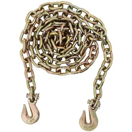 3/8Inch x10 Feet Grade 70 Transport Binder Chain with G70 Clevis Grab Hooks