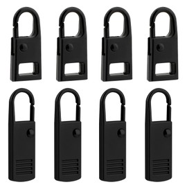 Zipper Pull Replacement,8 Pcs Detachable Zipper Pull for Backpacks, Purses, Coat, Jackets, Boots (2 Size)