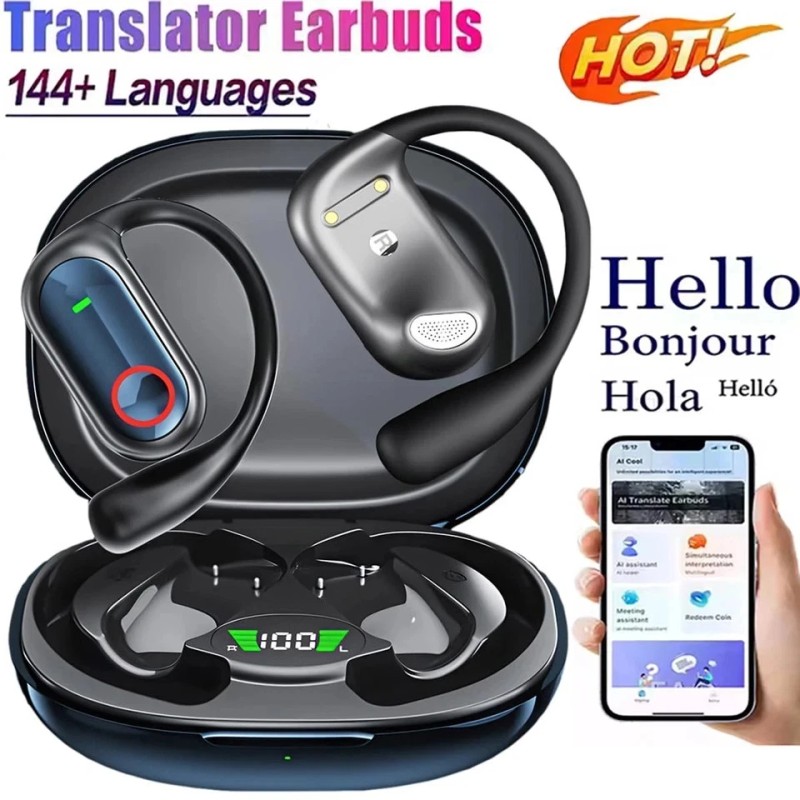 Zeahot AI Translation Real Time Smart Instant Earbuds Online &