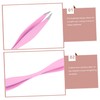 TOVINANNA 2pcs Dual Ended Stainless Steel Eyebrow Tweezers with Pointed