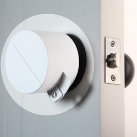 Posnaland Bedroom Door Locks, Portable Door Locks, and Child Protection Door Handles (Without Padlocks) to Prevent Rotation and Operation of The Door Handles and Entry into The Keyhole. (Yabai)