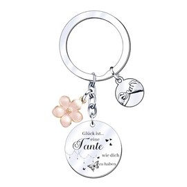 JRZDFXS Gifts aunt key ring gifts aunt birthday gifts for aunt best aunt key ring you will be aunt key ring, 1