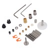Double Pulley Extruder Kit Double Concave Gear Design Stable Feed