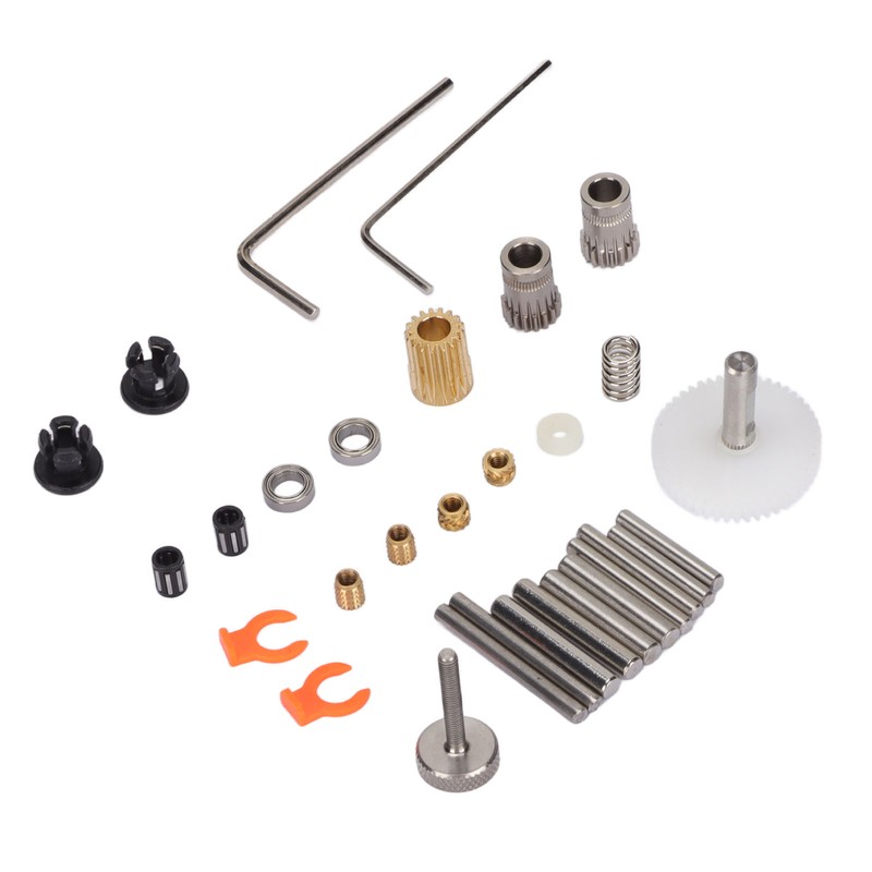 Double Pulley Extruder Kit Double Concave Gear Design Stable Feed