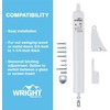 Wright Products Pneumatic Storm Door Closer – Adjustable, Smooth-Closing with