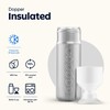 Dopper Insulated 580ml Silver Thermos Bottle - Double Walled, Leak-proof,