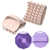 頭皮マッサージブラシ 頭皮クレンジングブラシ 頭皮ケア シリコン製ヘッドマッサージ＆ボディブラシ シリコン製シャワージェル 抗菌シャワーブラシ 防カビ 角質除去ブラシ 毛穴洗浄ブラシ ウェット＆ドライ使用