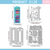 GLOBLELAND Books Piles Cutting Dies for DIY Scrapbooking Cats and