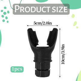 Breathing Trainer Portable Lung Trainer Black Lung Exerciser Adjust Resistance Lung Flexer Improves Lung Capacity Training Device Endurance Training Tool for Men Women