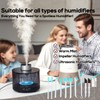 XANGNIER 11 Pcs Humidifier Cleaner Brush Set – Small Detail