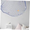 ORFOFE Fish Net Wall Decor Decorative Fishing Net Nautical Wall