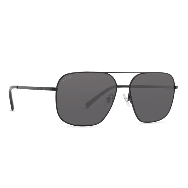 DIFF Jonas Oversized Navigator Designer Sunglasses for Men and Women
