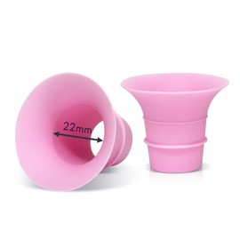 Yeabetter - Insertos de brida de 22 mm compatibles con Elvie, Stride, Willow Wearable Cups y Medela, Spectra, TSRETE, Momcozy S12 S9 Pro Shields/Flanges, reduce el túnel de 24 mm de hasta 22 mm