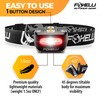Foxelli LED Headlamp Flashlight for Adults & Kids, Running, Camping,