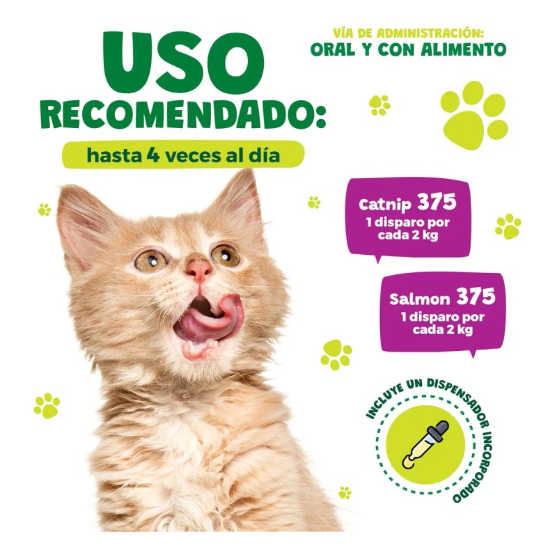 Aceite Relajante Catnip Para Gatos Apoyo Estrés Y Ansiedad