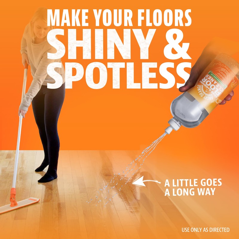 ANGRY ORANGE Spray and Go Floor Cleaner - Citrus Mint