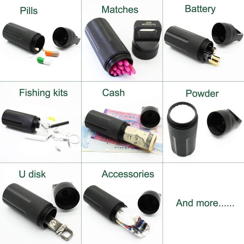 Ccanku C20 EDC Waterproof Case Military Level Survival Pill Match