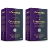 Lofbergs Crescendo Extra Dark Roast & Ground Coffee, 500 g (Pack of 2)