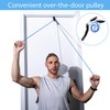 Zlongron Poleas para rehabilitación de hombros sobre puerta, ayuda a