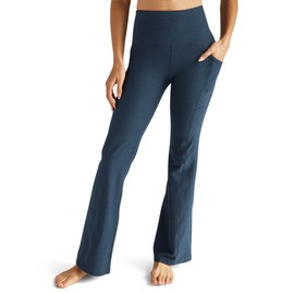 Beyond Yoga Spacedye Versatility Pocket Bootcut Women’s Pants - Polyester-Elastane Blend - Elastic Waistband Nocturnal Navy SM (US Women's 4-6) One Size