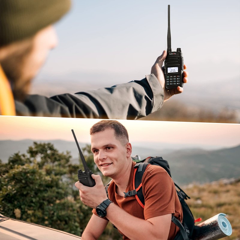 Radioddity 2 Pack GM-30 GMRS Handheld Radio 5W Long Range