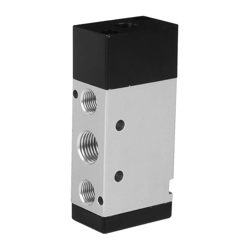 2-Position 5-Way Pneumatic Control Valve Air Valve Aluminum Alloy Mechanical