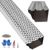 Gutter Guard 5Inch - Leaf Guards for Gutters, Aluminum Gutter