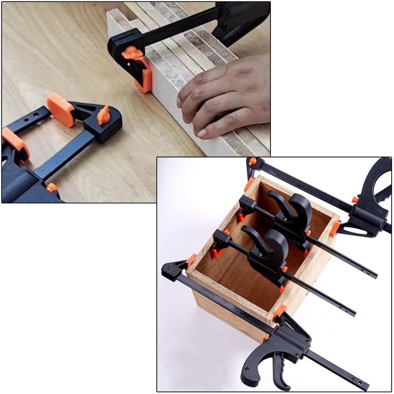 4 Pcs F Clamp Clip Bar Grip Quick Ratchet Release