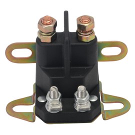 RAJBMT 435-435，12V Starter Solenoid Fit for Riding Lawn Mower Tractor Cub Cadet， 4 Pole Starter Relay Compatible with Husqvarna 109946 MTD,Briggs & Stratton 5410K,Craftsman, John Deere