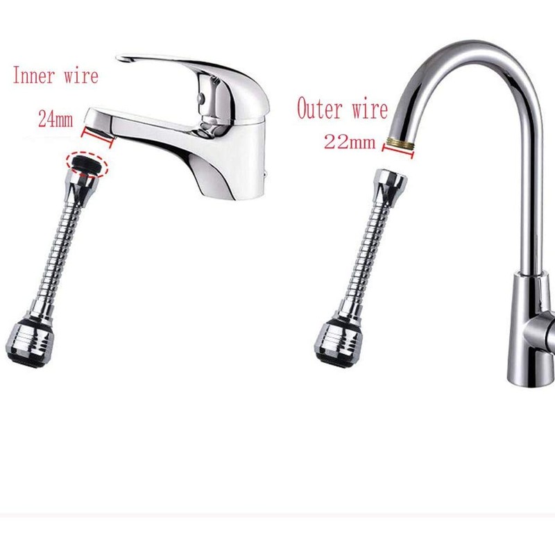 Universal Faucet Extension, Kitchen Faucet Extender, Kitchen Tap Extension, Flexible