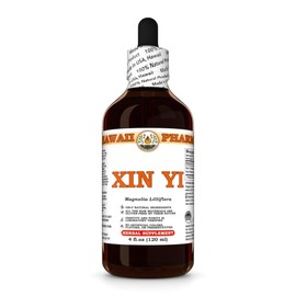 Xin Yi (Magnolia Lilliflora) Dry Flower Tincture, Made in Hawaii, All Natural, Vegan, Pure Liquid Extract - 4 fl.oz