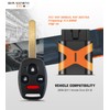 Extra-Partss Simple Remote Replacement Kit for Honda N5F-S0084A fits 2006