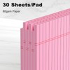 AILZFEI Pink Legal Pad Note Pads 8.5 x 11 inch,