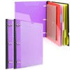 WOT I Telescoping Project Organizer 2-Pack, Refillable 3 Ring Binder